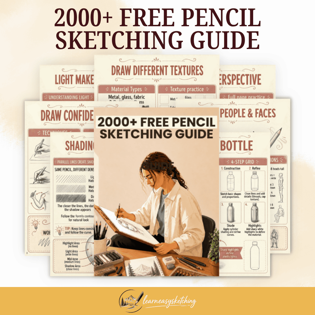 2000+ Free Pencil Sketching Guide