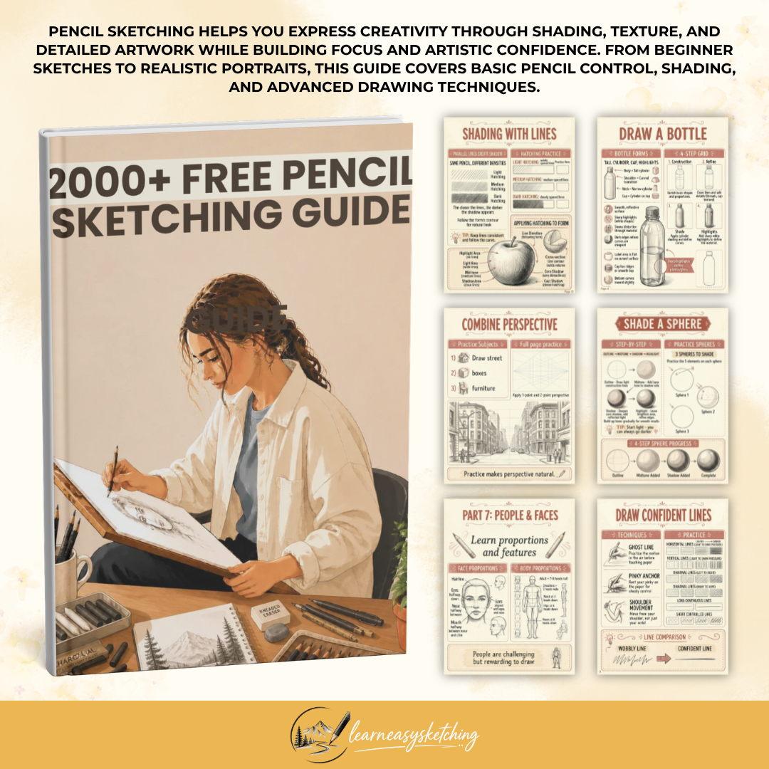 2000+ Free Pencil Sketching Guide