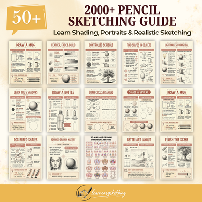The Complete Pencil Sketching Guidebook