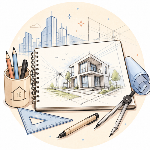 Perspective & Architecture Drawing Guide