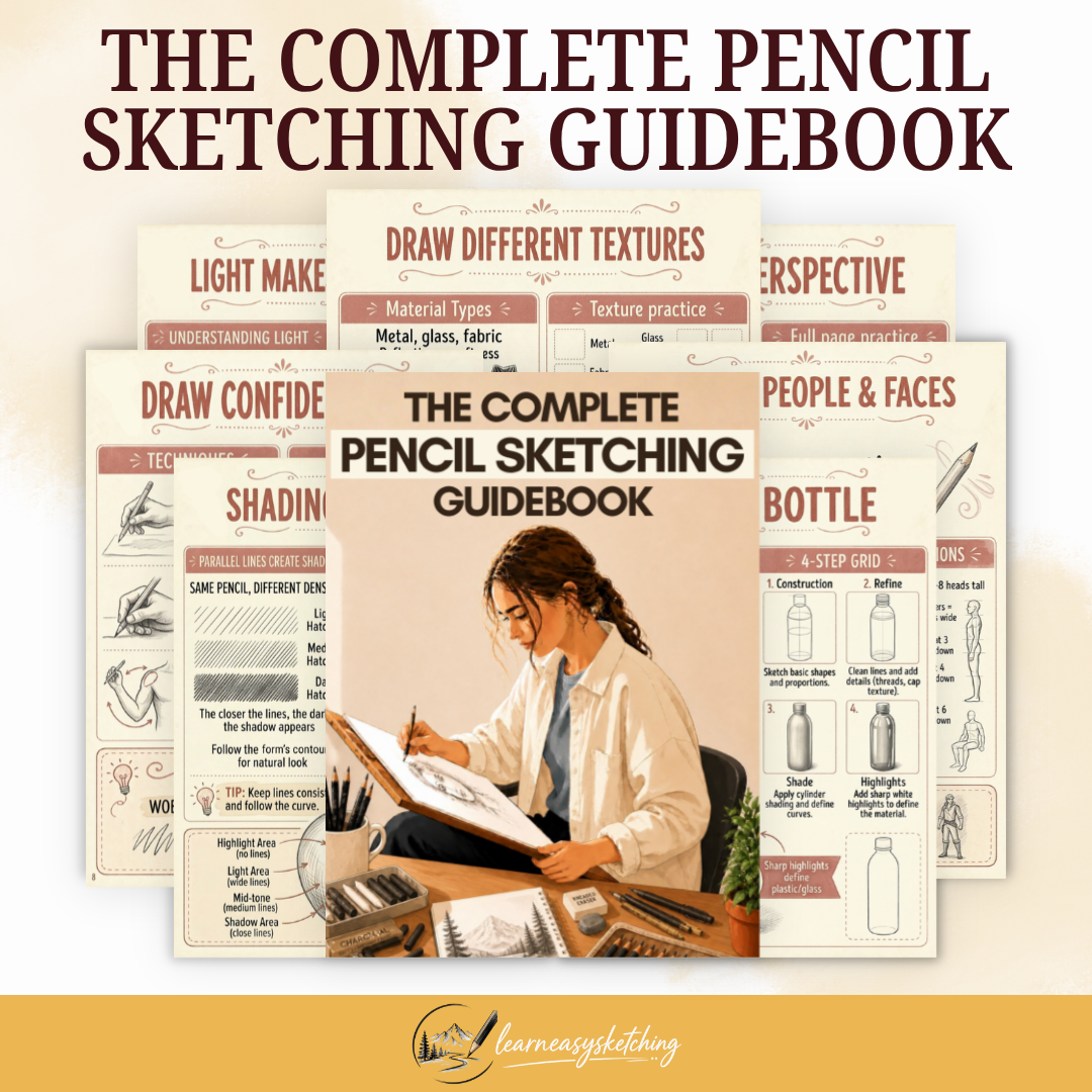 The Complete Pencil Sketching Guidebook