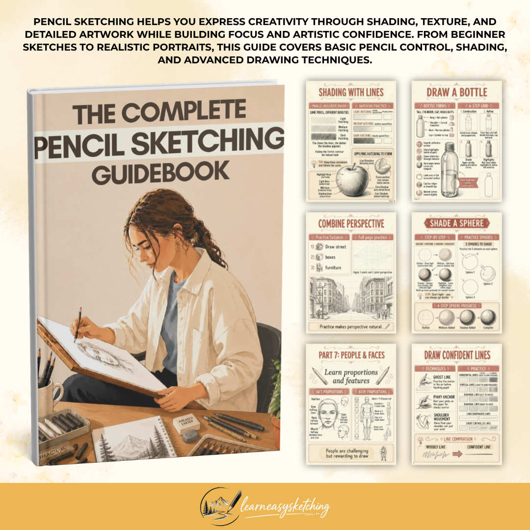The Complete Pencil Sketching Guidebook