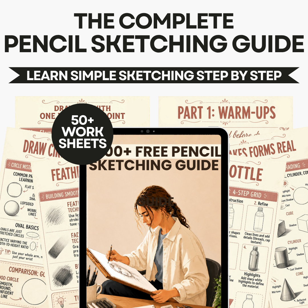 2000+ Free Pencil Sketching Guide