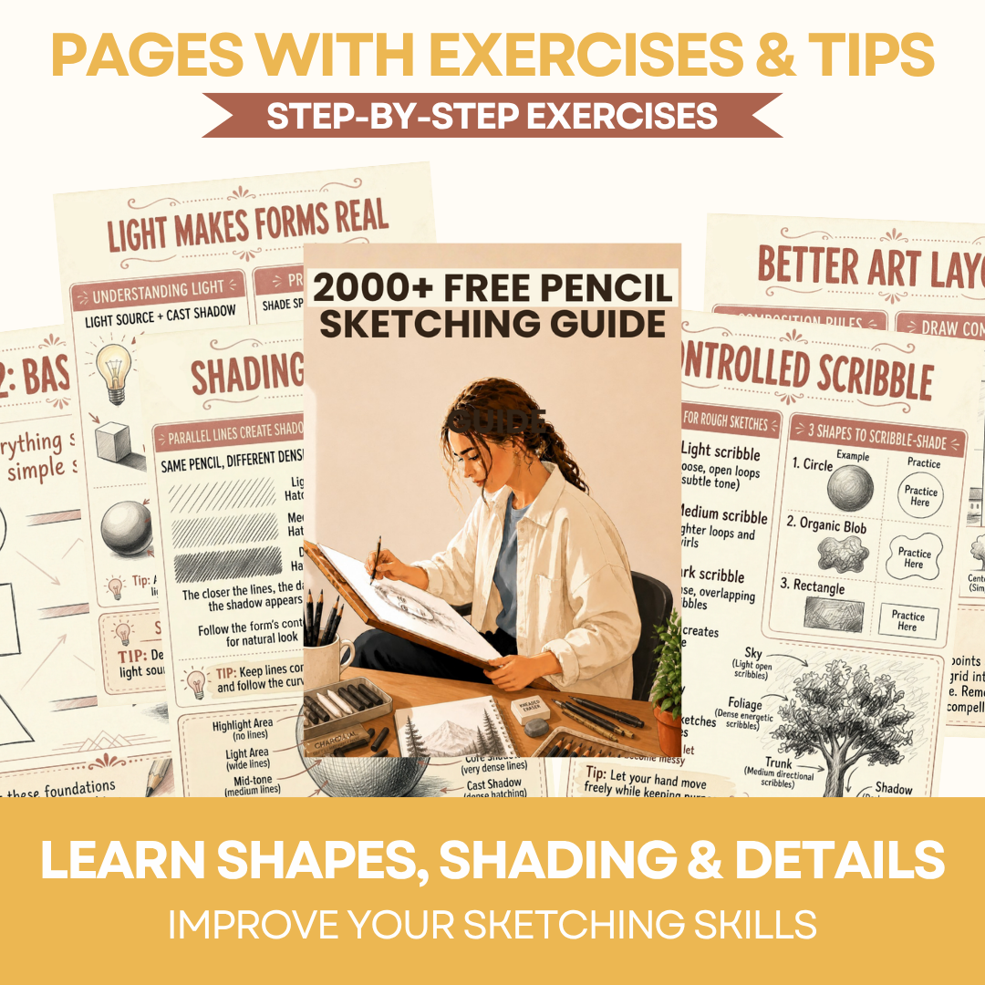 The Complete Pencil Sketching Guidebook