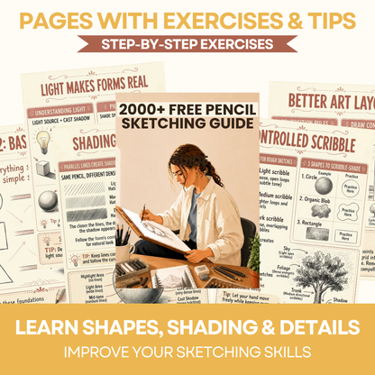 The Complete Pencil Sketching Guidebook