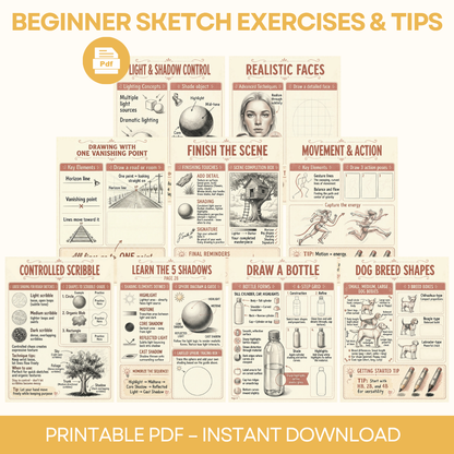 The Complete Pencil Sketching Guidebook