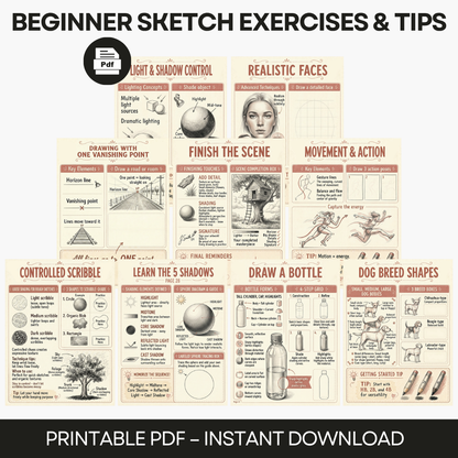 2000+ Free Pencil Sketching Guide
